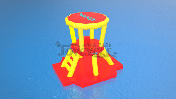 Floating Inflatable Aquapark Lifeguard Tower (3)