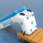 Rocking the Floating Inflatable Dock Slide JC-002