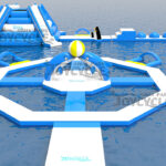 Floating Inflatable Water Park The Beach Seaside Park JC-APM004