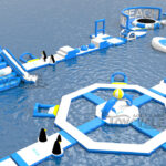 Floating Inflatable Water Park The Beach Seaside Park JC-APM004