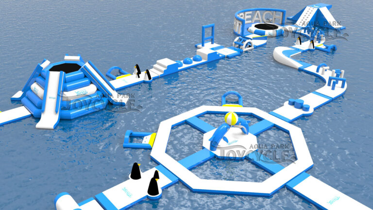 Inflatable water parks present three major development trends, which will usher in a new era of water sports