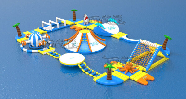 Floating Inflatable Water Park Underwater Animal World (4)