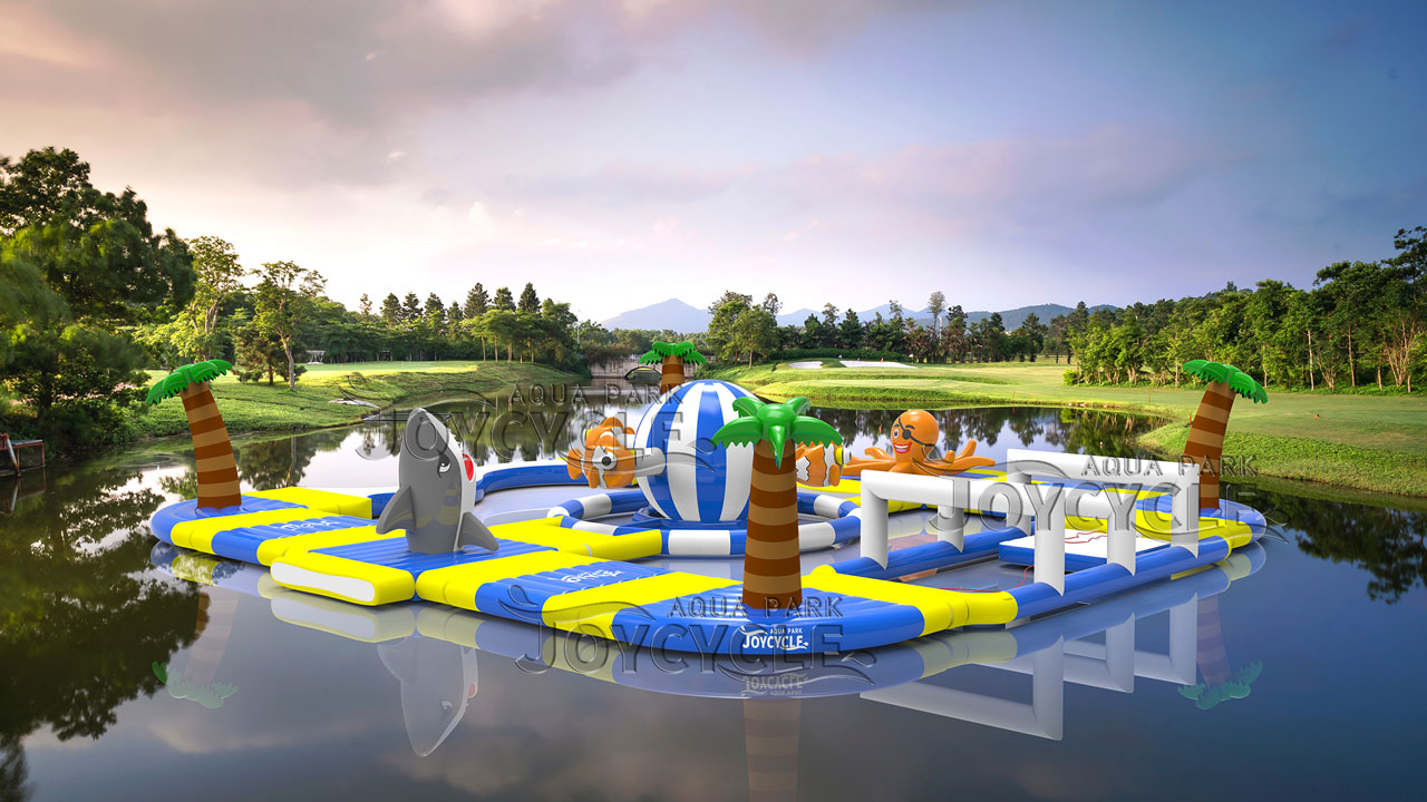 Floating Inflatable Water Park Underwater World JC-APS002