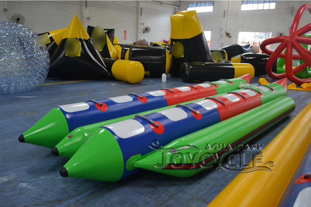 Double Tube Inflatable Banana Boat 12 Person JC-BA-12010 (5)
