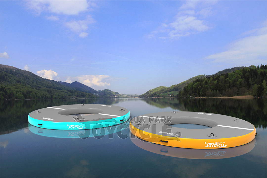 Inflatable DWF Floating Round Mat JC-007 (4)