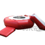 Inflatable Mini Floating Water Park with Trampoline and Slide JC-1929