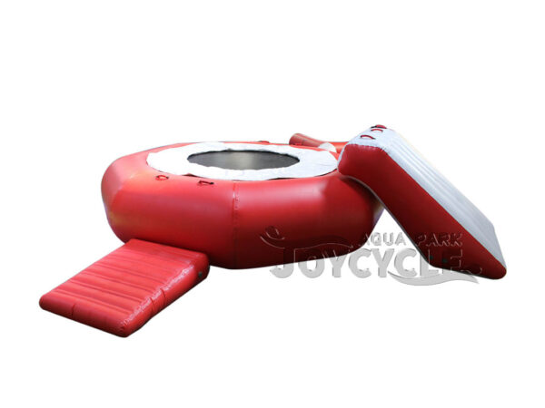 Inflatable Mini Floating Water Park with Trampoline and Slide JC-1929 - Image 2