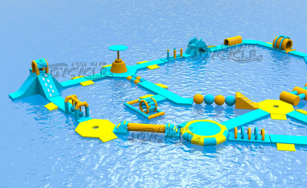 Outdoor Inflatable Water Park Floating Aqua Park JC-APL016 (5)