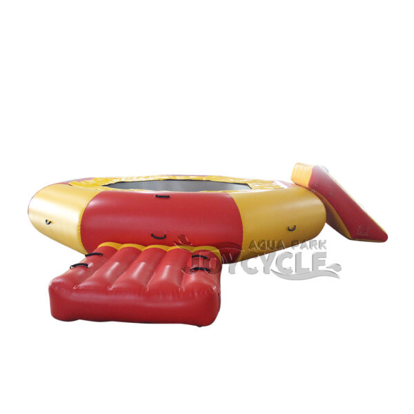 Inflatable Floating Water Trampoline with Slide JC-015 (1)