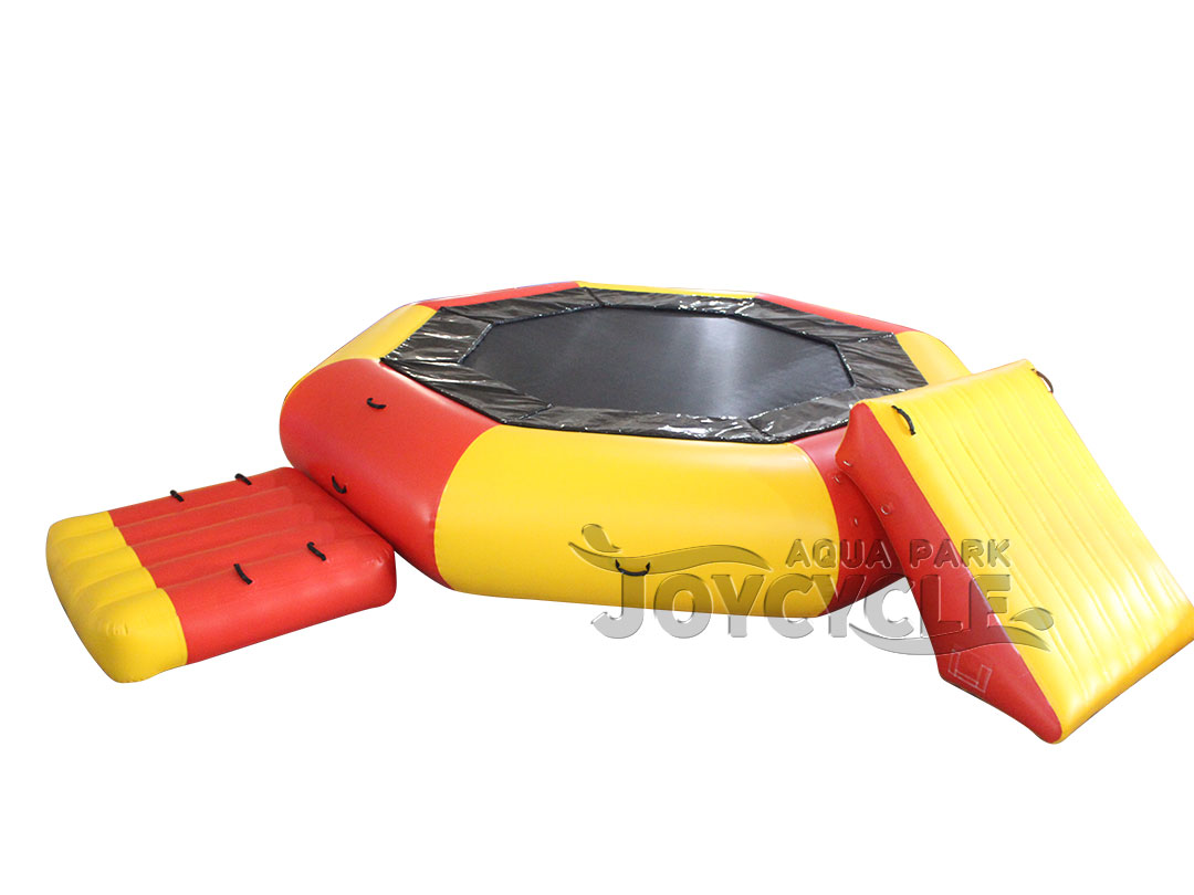 Inflatable Floating Water Trampoline with Slide JC-015 (2)
