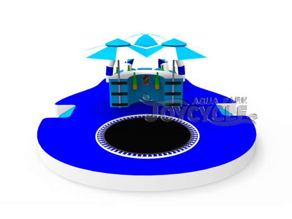 Inflatable floating dock yacht leisure platform JC-011 (2)
