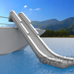 Inflatable Yacht Water Slide for Sale JC-012