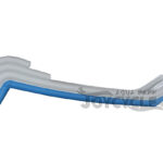 Blue and White Inflatable Yacht Water Slide JC-023
