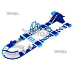 Floating Lake Inflatable Water Park JC-APM022