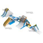 Buy Inflatable Water Park Falling Quickly Lake Obstacle Course JC-APS063