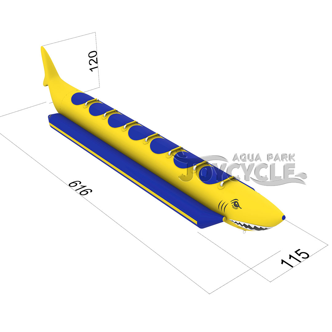 Inflatable Banana Boat Towable Shark JC-BA-2304 5