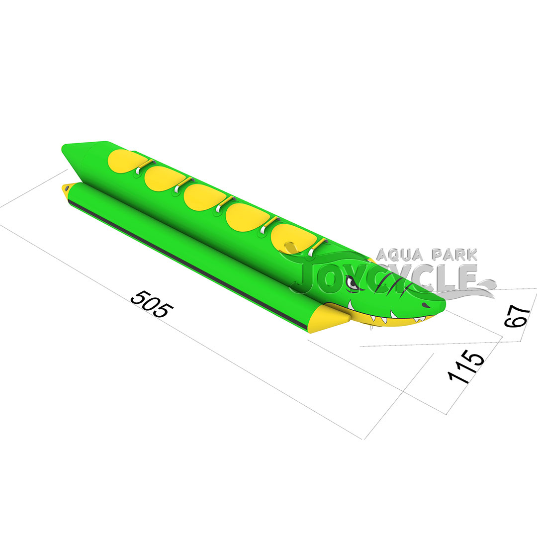 Inflatable Banana Boat Tube Crocodile JC-BA-2302 5