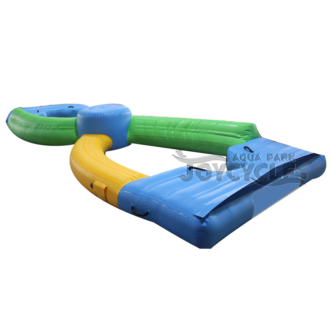 Inflatable Floating Water Sport Two Paths Twist JC-23056 1