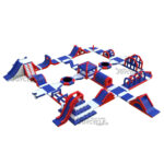 Squares Inflatable Water Playground Park JC-APM010-C