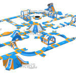 Large Maze Outdoor Inflatable Water Park JC-APL042