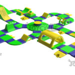 Roundabout Inflatable Floating Water Park JC-APM037