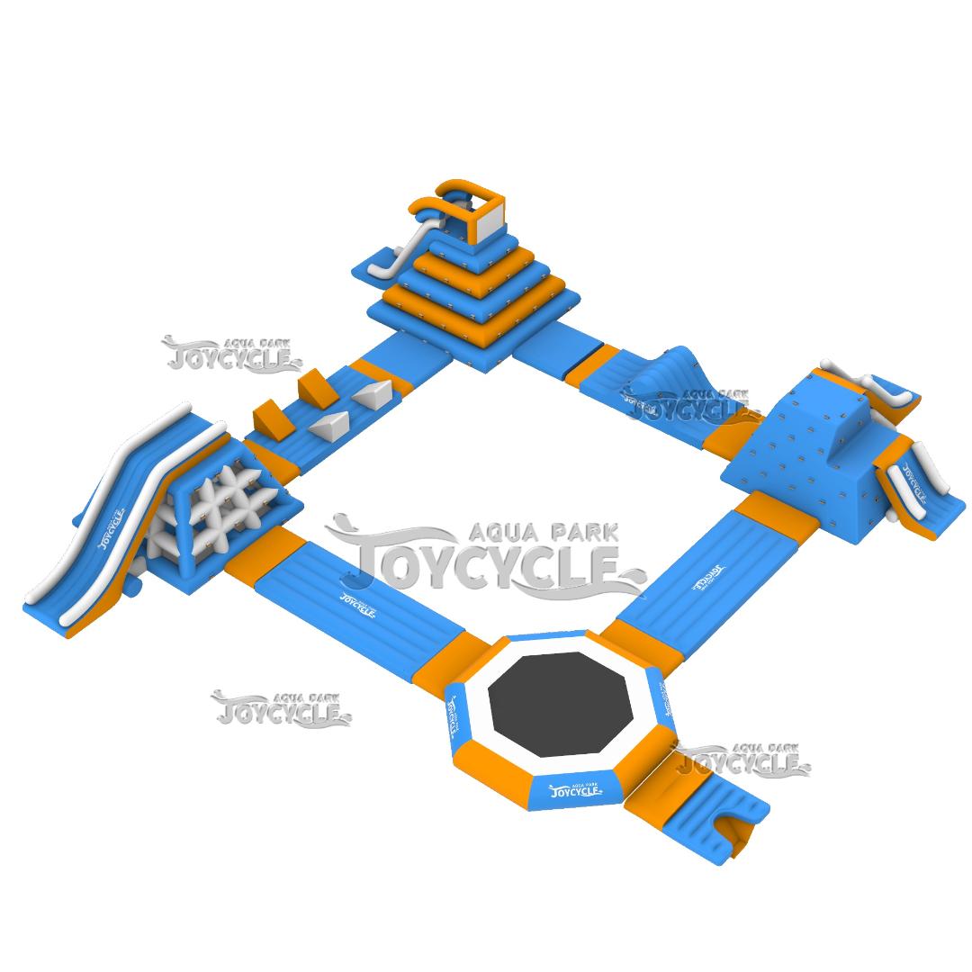 Square Aqua Inflatable Water Park JC-APS038