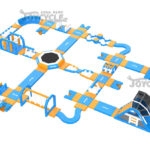 Stretch Goals Inflatable Water Park For Sale JC-APM057