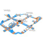 Turning Around Commercial Inflatable Water Park JC-APM059