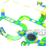Outdoor Big Inflatable Floating Water Park JC-APL061