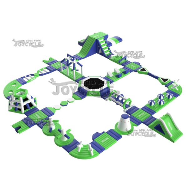 Medium Blue Green Inflatable Floating Water Park JC-APM070
