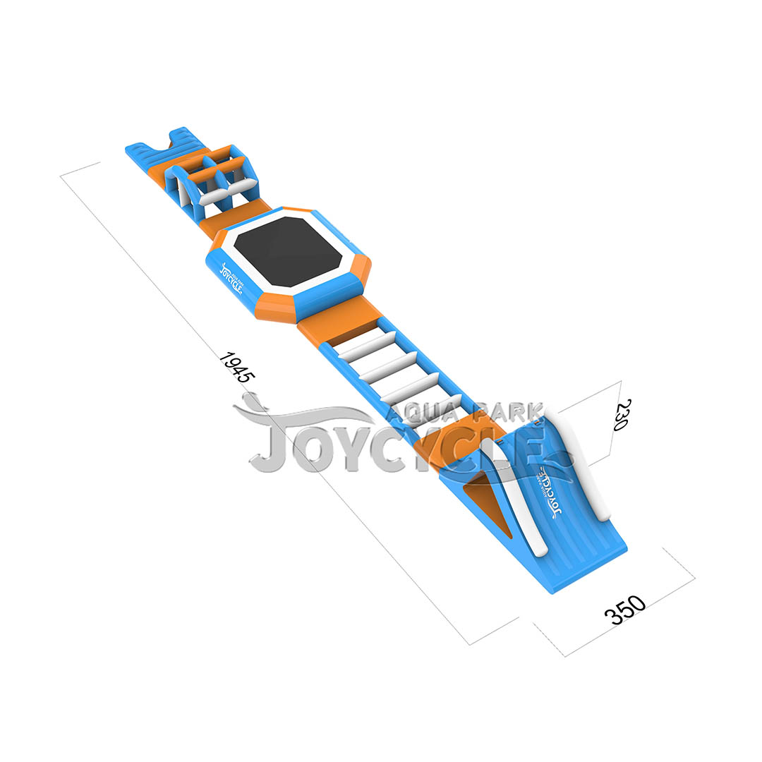Forward Floating Trampoline Slide Water Park JC-APS067 3