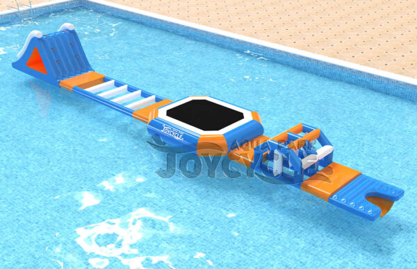 Forward Floating Trampoline Slide Water Park JC-APS067 4