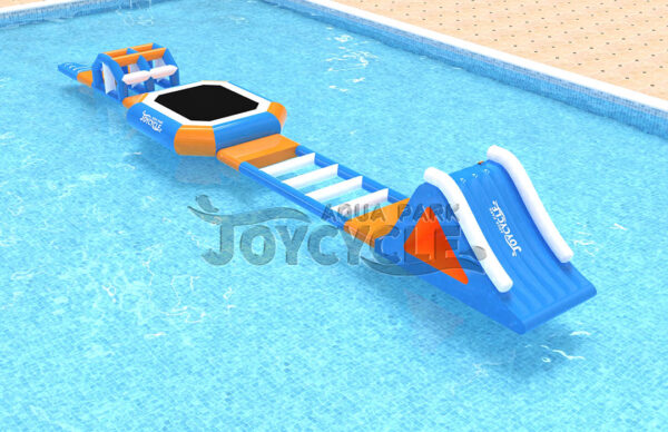 Forward Floating Trampoline Slide Water Park JC-APS067 5