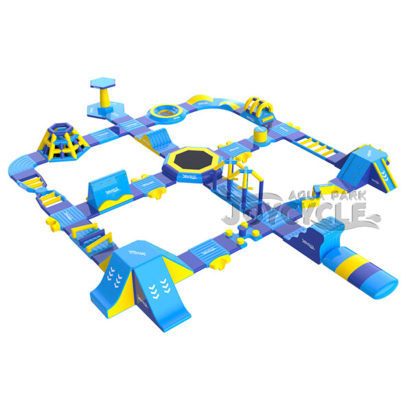 Frenzy Climb Run Plan Floating Inflatable Water Park JC-APM075 2