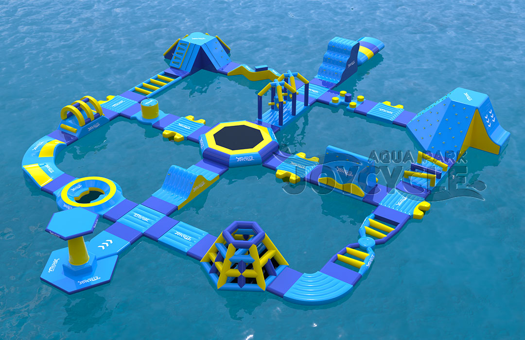 Frenzy Climb Run Plan Floating Inflatable Water Park JC-APM075 4