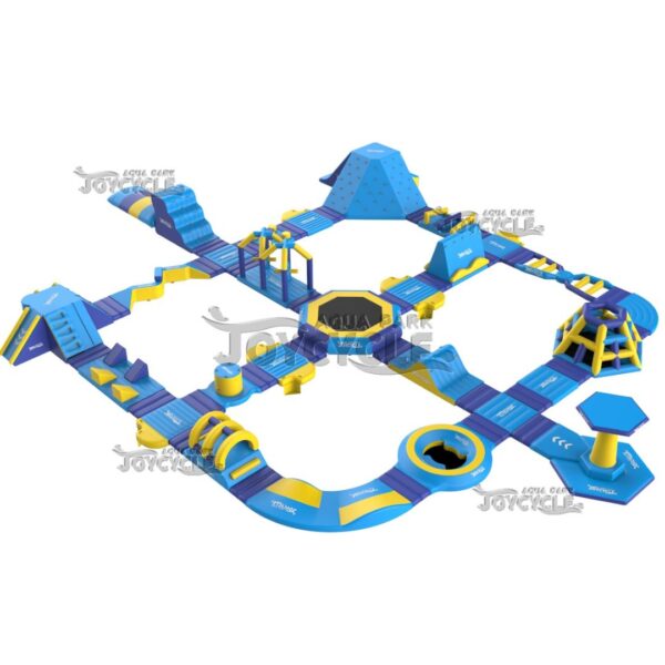 Frenzy Climb Run Plan Floating Inflatable Water Park JC-APM075