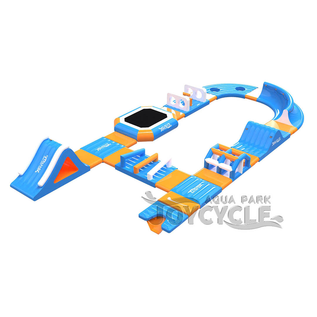 Small Roundabout Floating Inflatable Trampoline Water Park JC-APS066 1