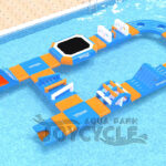 Small Roundabout Floating Inflatable Trampoline Water Park JC-APS066