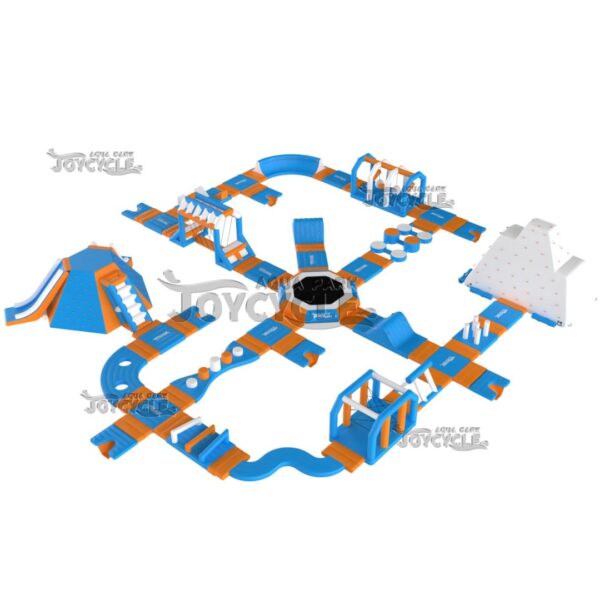 Ice Storm Inflatable Floating Water Park JC-APM023