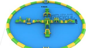 What is an Inflatable Floating Water Park Made Of?