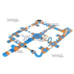 Outdoor Medium Floating Inflatable Water Park JC-APM056