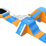 Small L-Shaped Floating Inflatable Trampoline Water Park JC-APS024