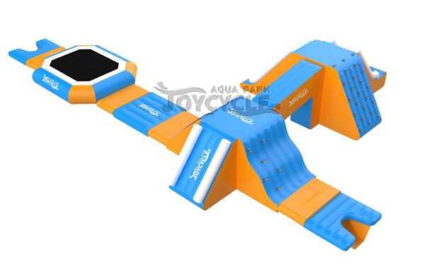 Small L-Shaped Floating Inflatable Trampoline Water Park JC-APS024 (2)
