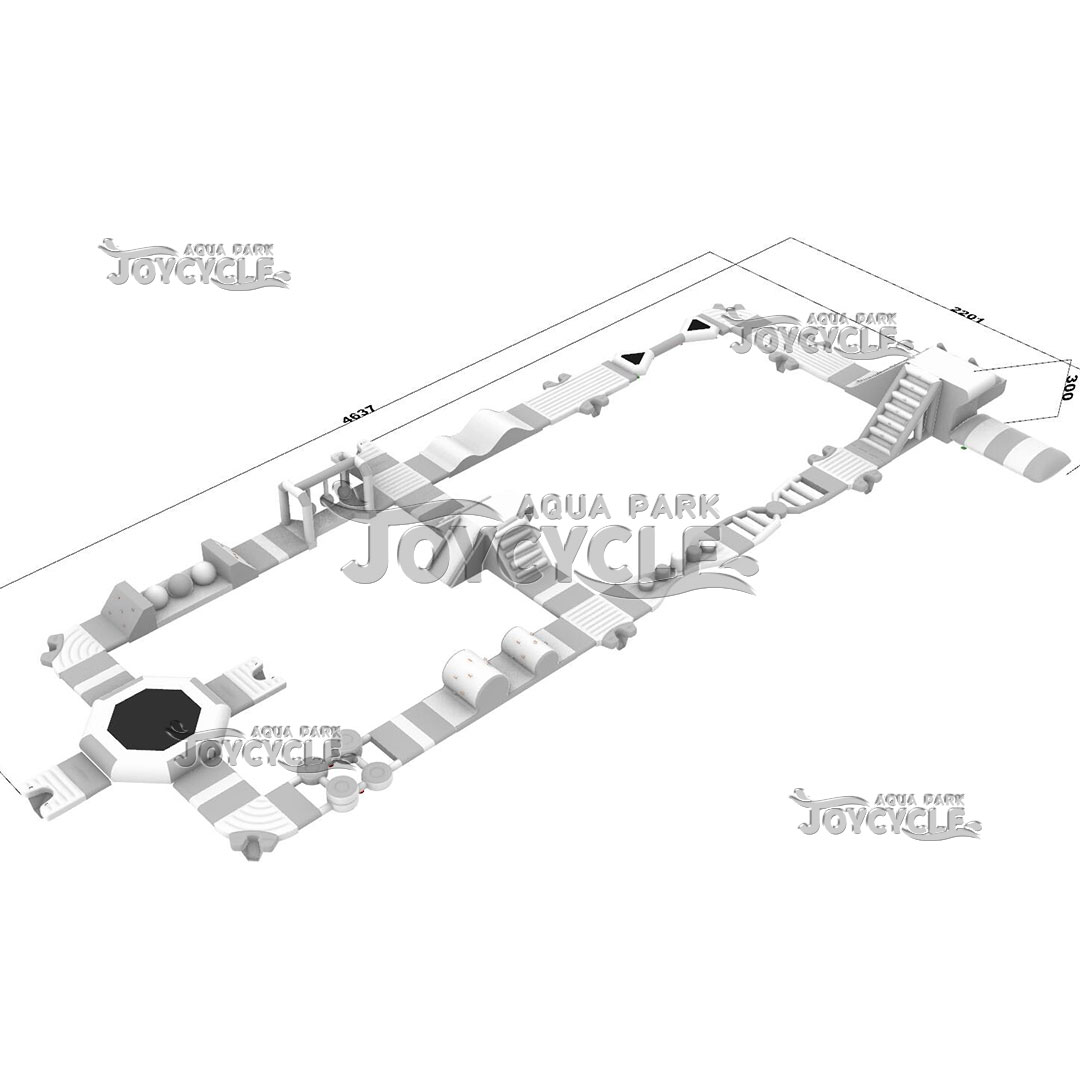 Floating Outdoor Inflatable Adventure Water Park JC-APL064 (1)
