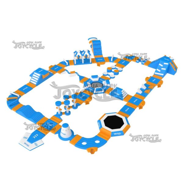 Medium Aquatic Inflatable Water Trampoline Park JC-APM071