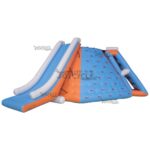 Big Double Lines Inflatable Water Climbing Slide JC-SL003