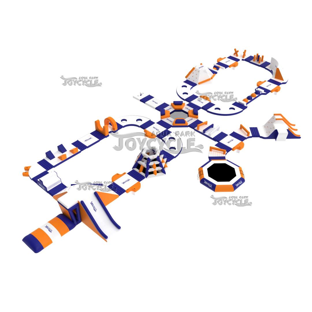 Mix Colors Outdoor Floating Inflatable Water Park JC-APM128