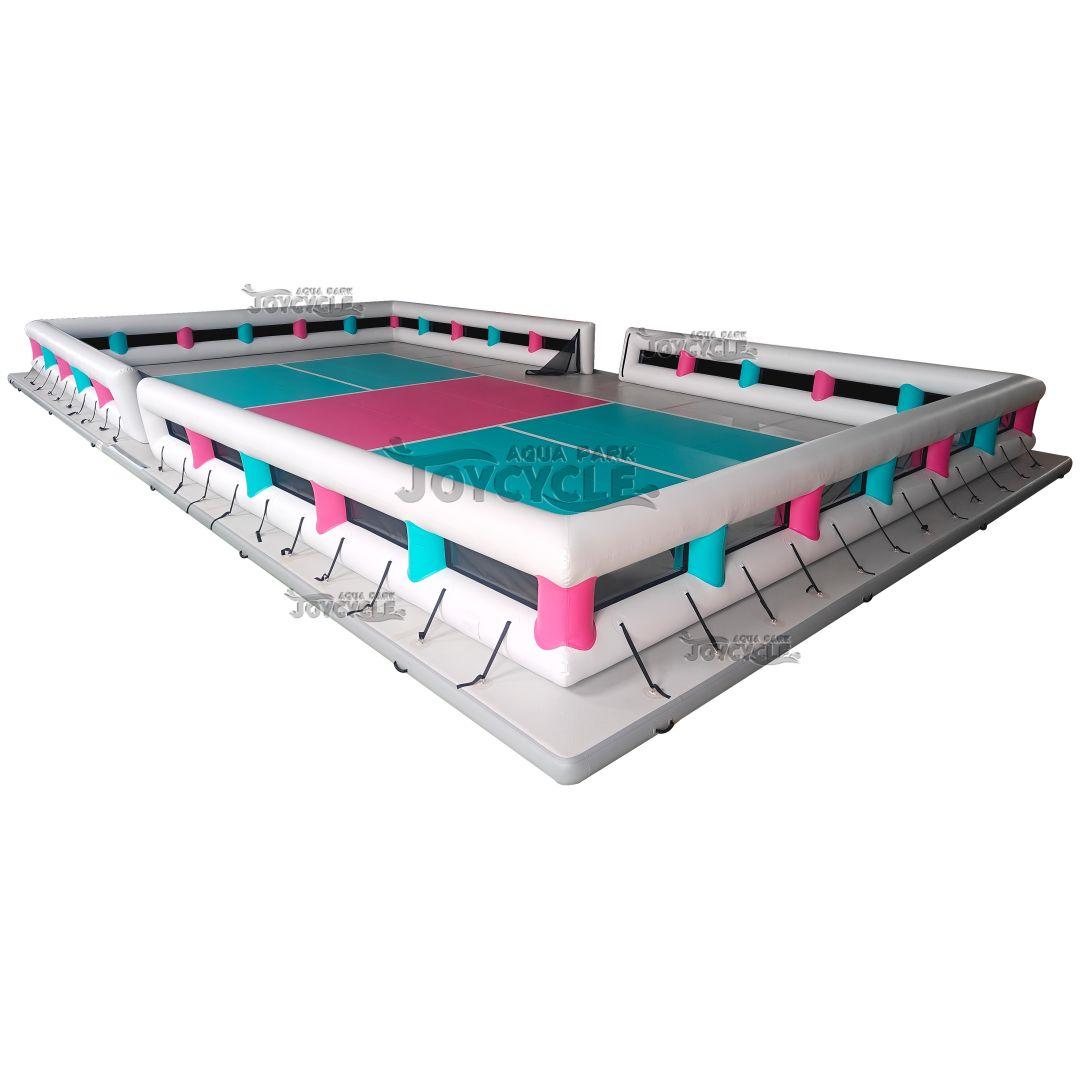 60ft Outdoor Commercial Floating Inflatable Water Court JC-25013 (1)