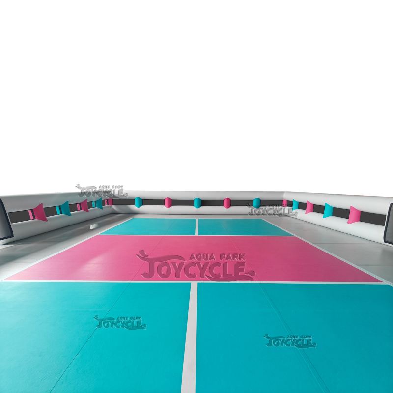 60ft Outdoor Commercial Floating Inflatable Water Court JC-25013 (2)