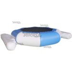 Blue White Small Airtight Inflatable Water Trampoline JC-JU003-C